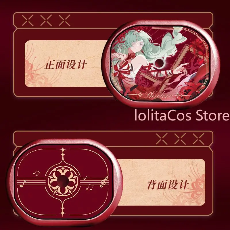 Wuthering Waves Phrolova Cartoon Earphone Earbuds Anime Pendant Carphone Fan Birthday Gift Cosplay Xmas view 4