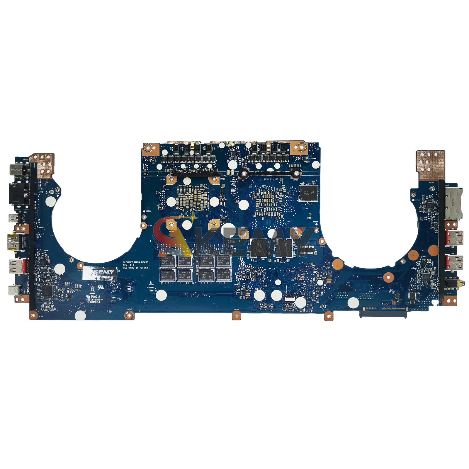 GL502VT Laptop Motherboard For ASUS ROG Strix GL502VMK GL502V GL502VM Notebook Mainboard With I5 I7 CPU 100% tests OK fast ship