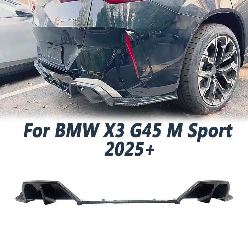 

Car Rear Bumper Lip for BMW X3 G45 M Sport 2025+ Diffuser Splitter Spoiler Car Accessories Aftermarket Parts