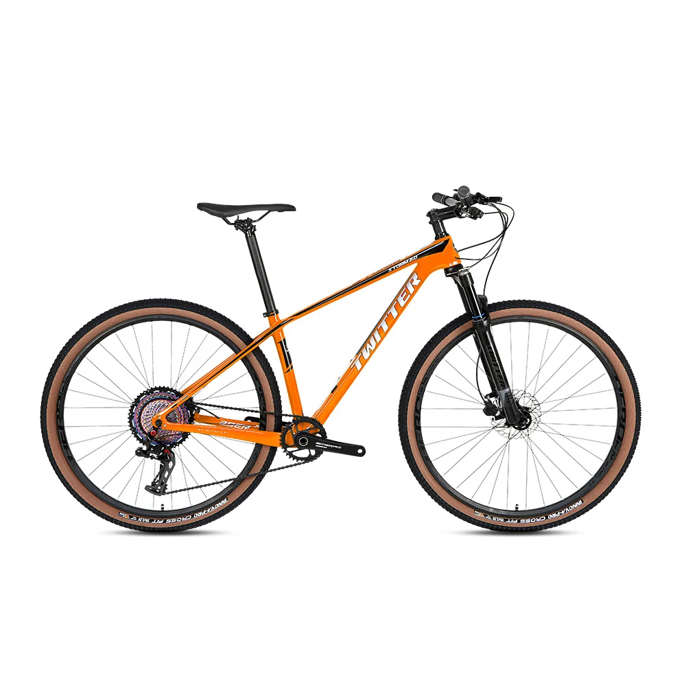 * Direct Sale TWITTER Storm Bicycle Carbon Fiber Frame Mountain Bike Hydraulic Disc Brake Bike for Adult