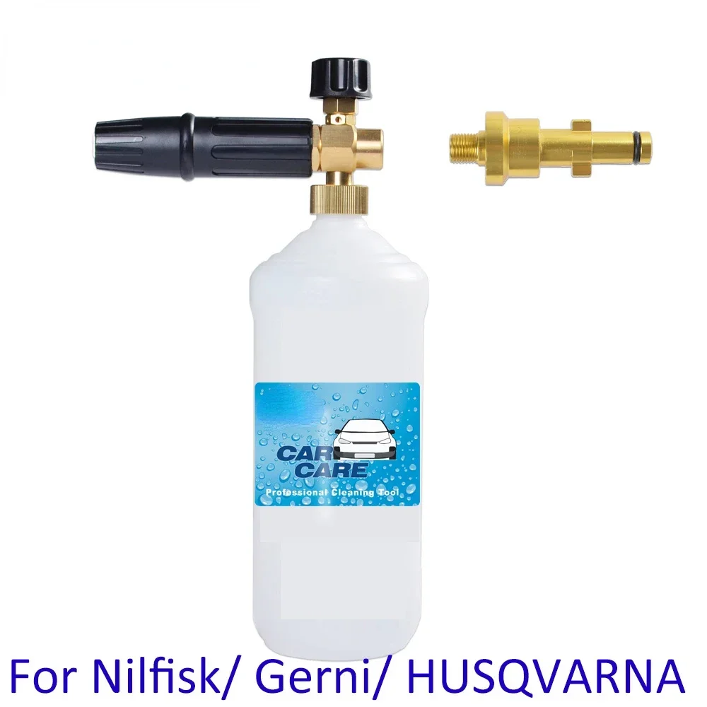 

High Pressure Washer Foam Nozzle Snow Foam Lance Car Washer Foam Generator Soap Gun Sprayer for Nilfisk Gerni Husqvarna