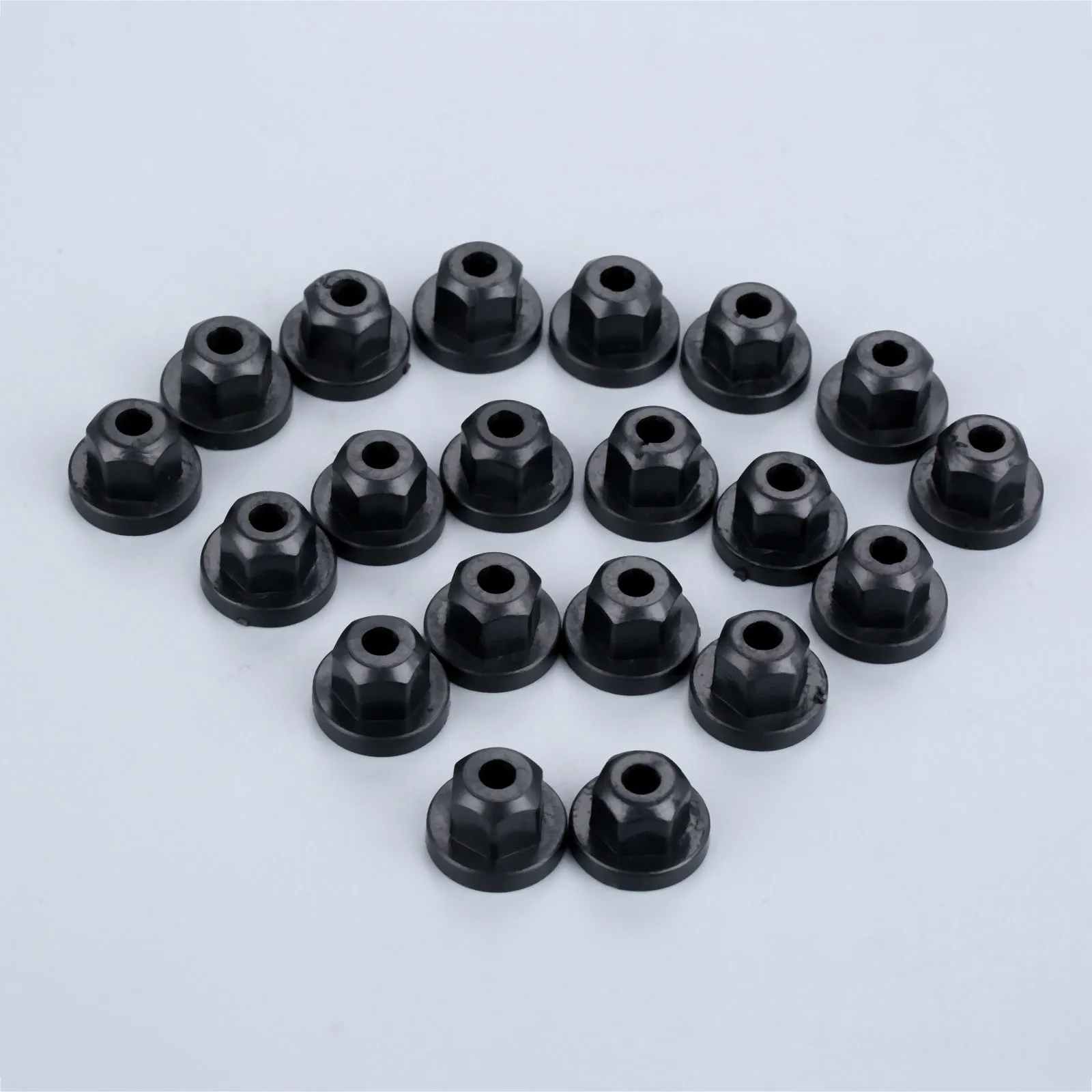 20Pcs 16131176747 Auto Car Plastic Body Nut Flange Clip Fit For Mercedes Benz 0039900251 For BMW