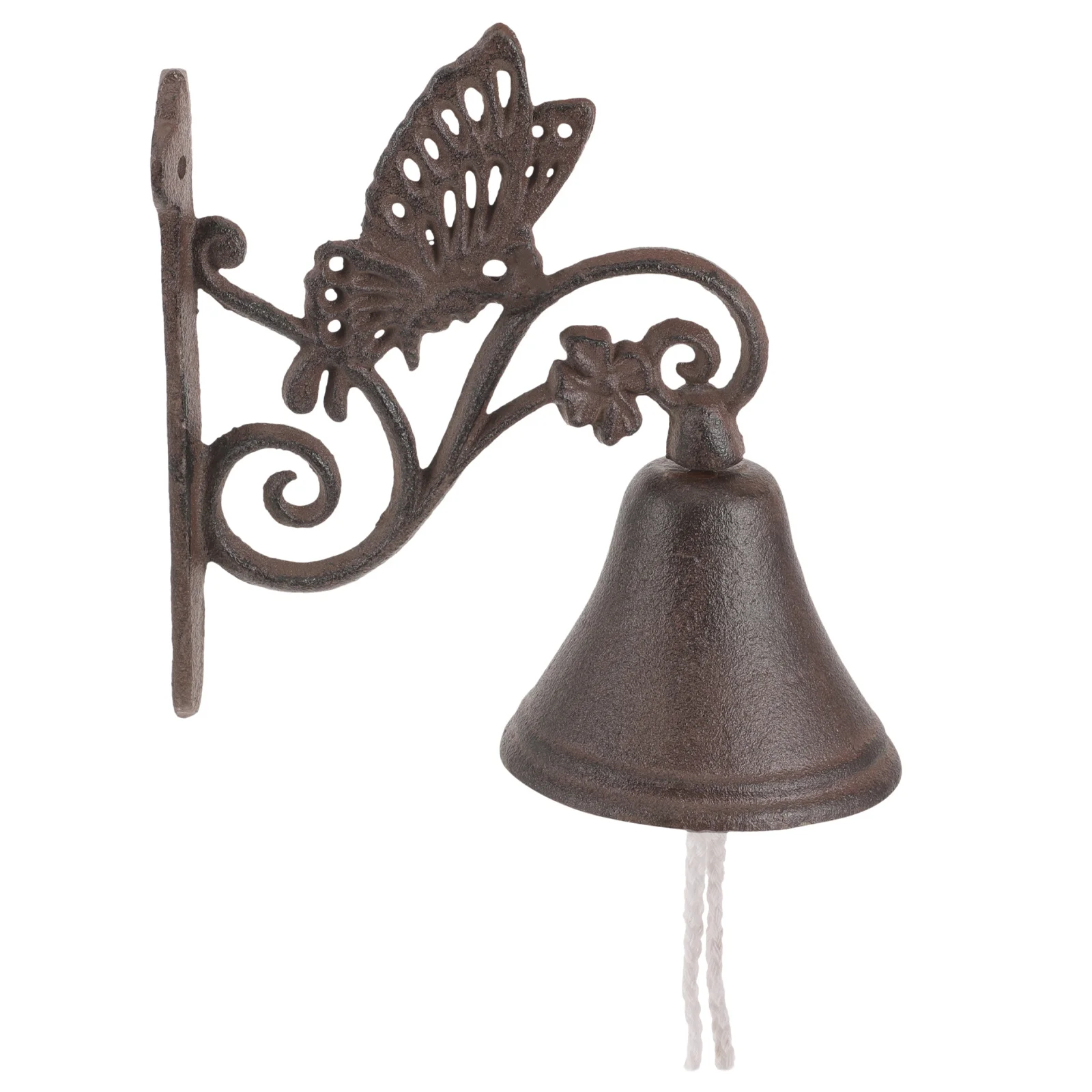 

Butterfly Doorbell Vintage Cast Iron Wall Mounted Bell For Home Garden Coffee Shop Decoration Hanging Bell