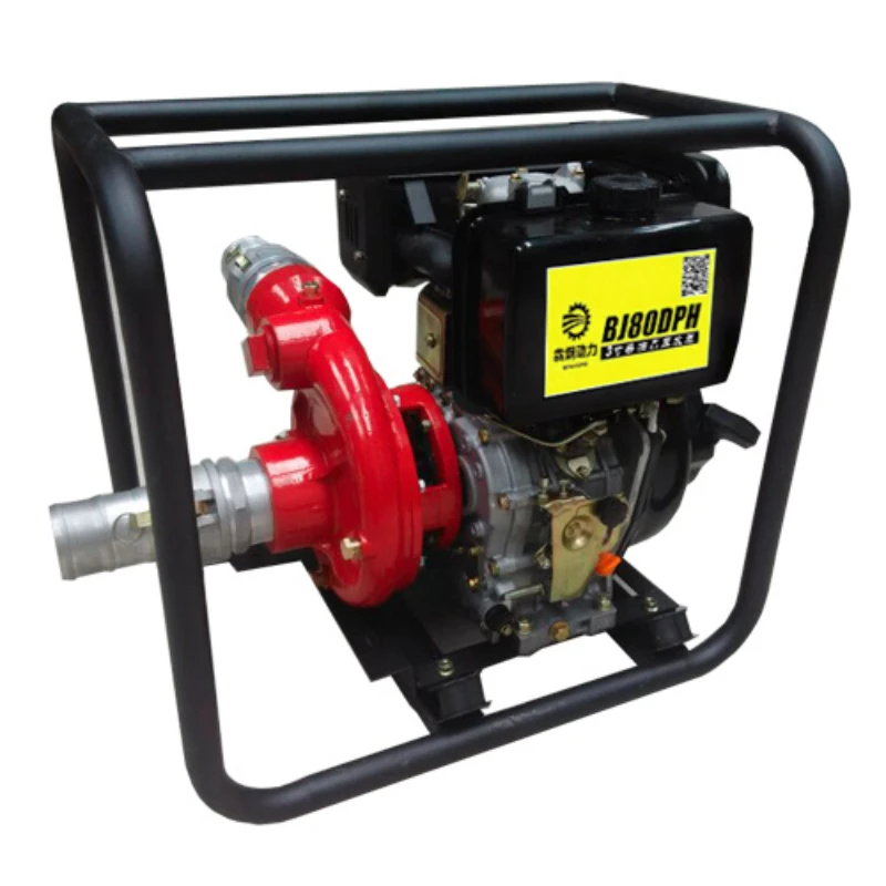 

3-inch diesel engine fire-fighting high-pressure water pump/agricultural irrigation diesel self-priming water pump/high-lift and