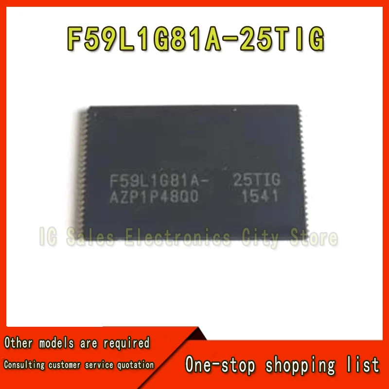 (2-5 Stuk) 100% Nieuwe F59L1G81A-25TIG F59l1g81a 25tig F59L1G81A-25TI F59l1g81a 25ti Tsop-48 Chipset