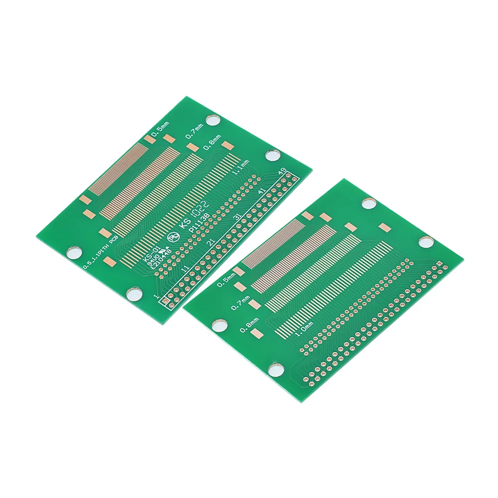 46Pin 50Pin 60Pin 2.0 0.4mm 0.5-1.0mm Pin Pitch TFT LCD SMD To DIP Adapter Board 2.54 pin space Pinboard Test Module FPC PCB