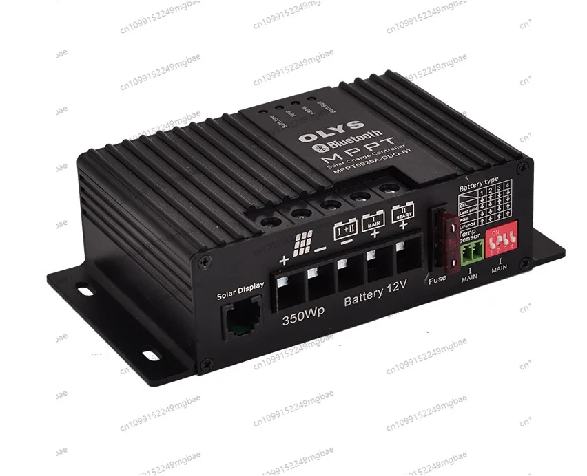 

Dual battery charging MPPT solar controller with Bluetooth PV controller for RV