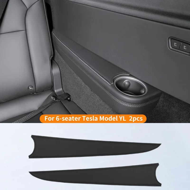 Geeignet für Tesla 6-Sitzer Modell YL, Seitliche Armlehnenauflage für die dritte Reihe, Innenraumschutzauflage, Kratzschutz-Aufkleber – Detail 6