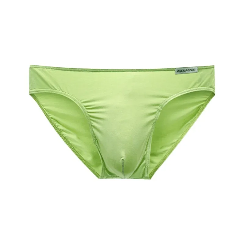 Men's Modal Briefs Low Waist Narrow Edge Comfortable High Elastic Sexy Triangle One-piece Underwear Breathable Short Pants