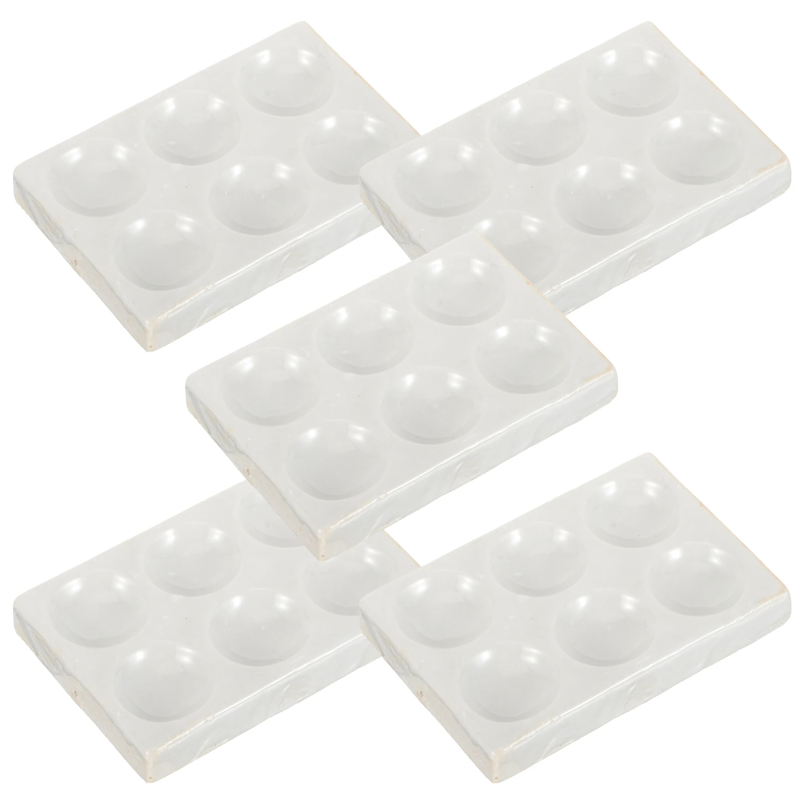 

5 Pcs Shade Guide Laboratory Plate Porcelain Spot for Science Reaction Equipment Spotting Notebook