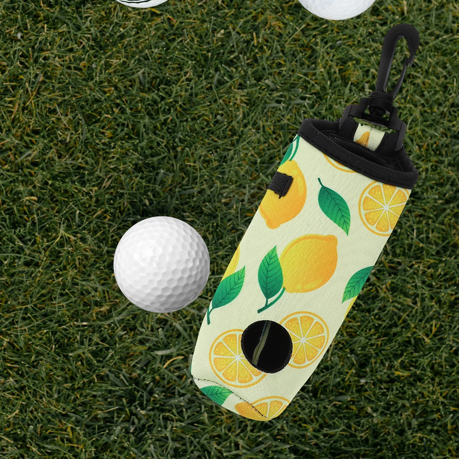 Durable Portable Golf Ball Holder Neoprene Waist Bag Hanging Golfing Ball Storage Pouch Practical Golf Tee Holder