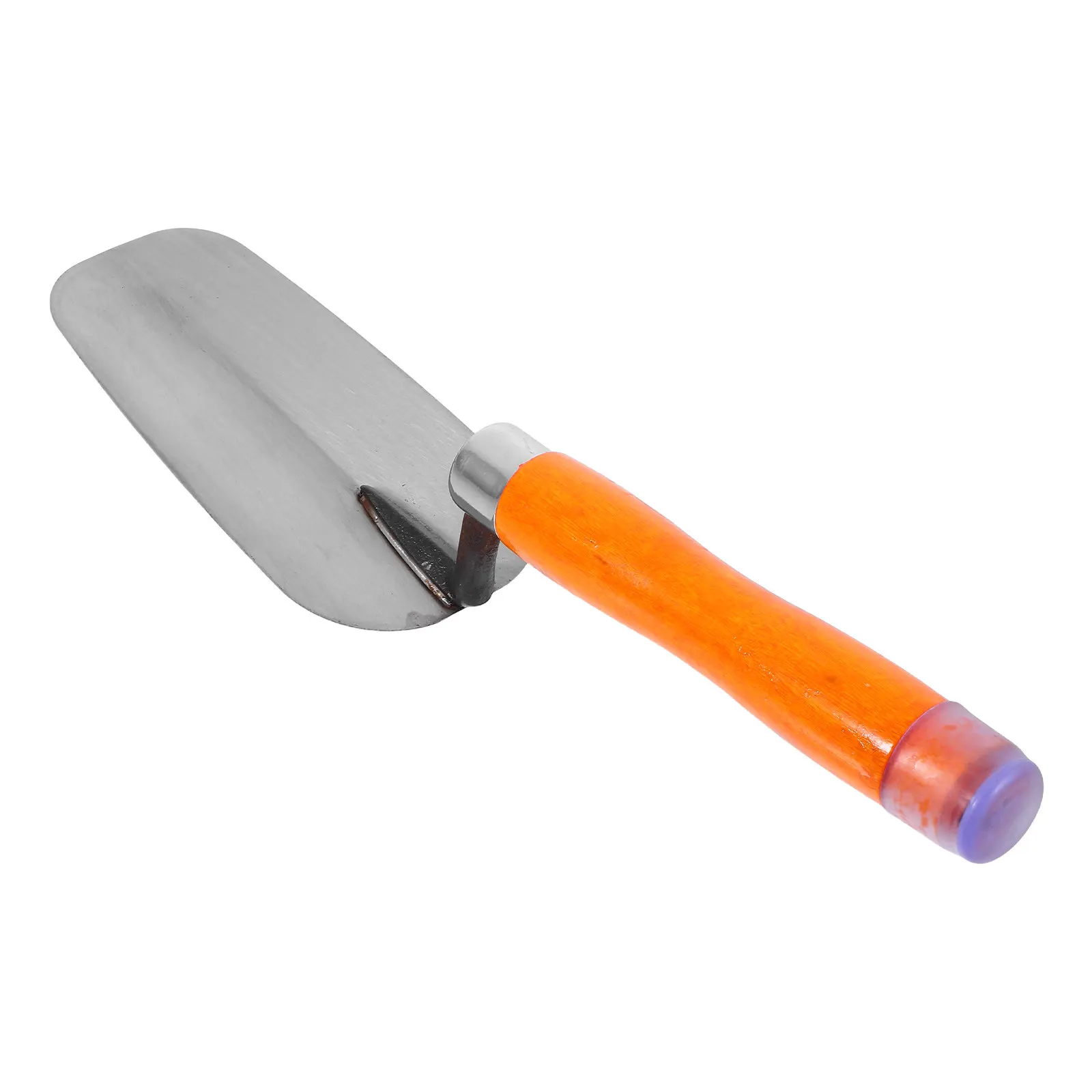 Heavy Duty Stainless Steel Plastering Trowel with Smooth Blade Wood Handle Ideal for Drywall Concrete Finishing Renovation Work