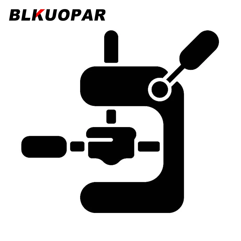 BLKUOPAR For Drip Coffee Black Glyph Icon Car Stickers Personality Cartoon Sunscreen Decals Occlusion Scratch Vinyl Car Wrap