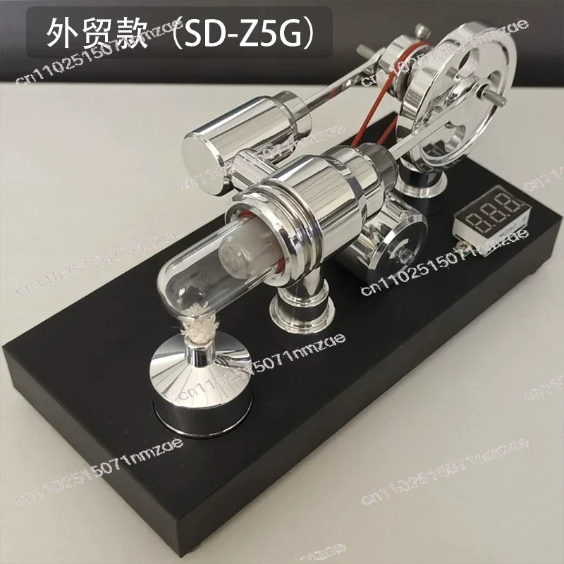 DIY Hand Crank Power Generator Physics Experiment Teaching Device USB Power Generation Model With Light Bulb