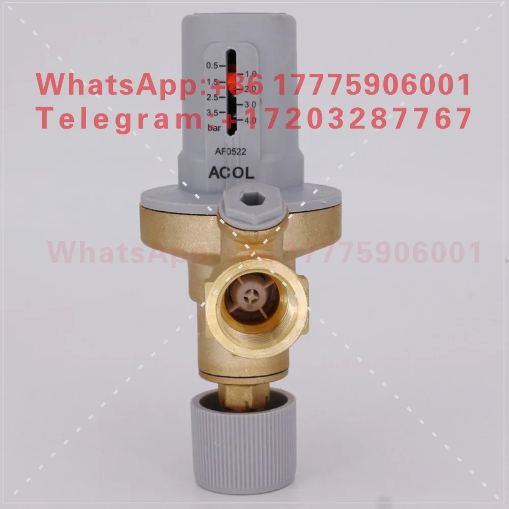Constant pressure replenishment valve visual adjustment with graduated floor heating air energy air conditioning heating system