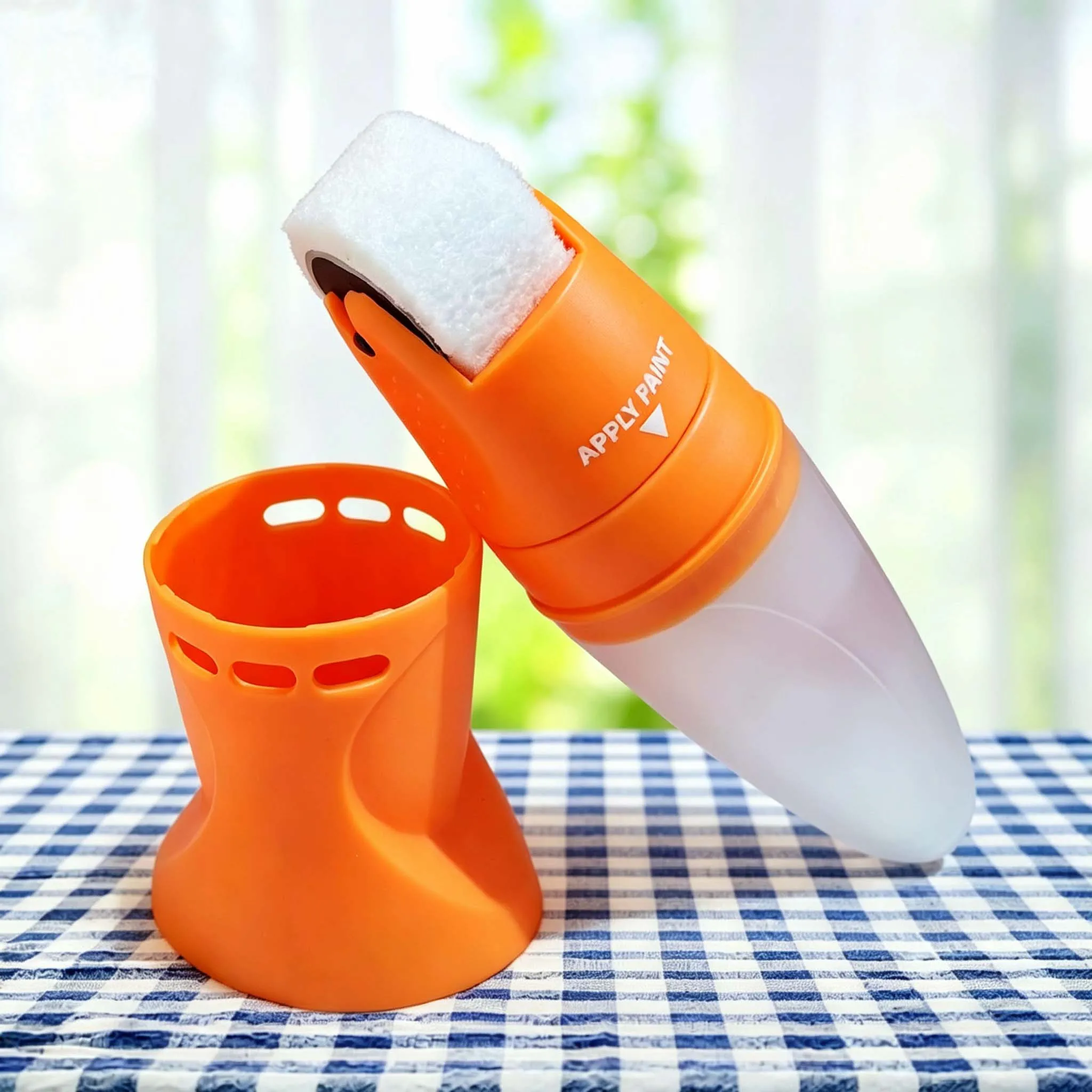 Mini Wall Repair Roller Brush, Household Wall Touch-Up Paint Pot, Handheld Repair Tool, Stain-Free Paint Coating Brush