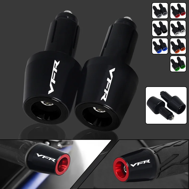 

7/8" 22MM Motorcycle Handle Bar Ends Plug Grips Handlebar Plug Caps Slider vfr For Honda VFR VFR750 VFR800 VFR1200 VFR1200F