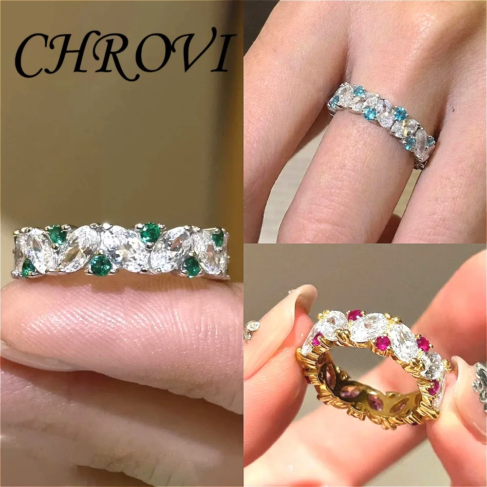 Light Luxury 925 Sterling Silver Rhombus Diamond Ring for Women, Vintage, Cubic Zirconia, Open and Adjustable