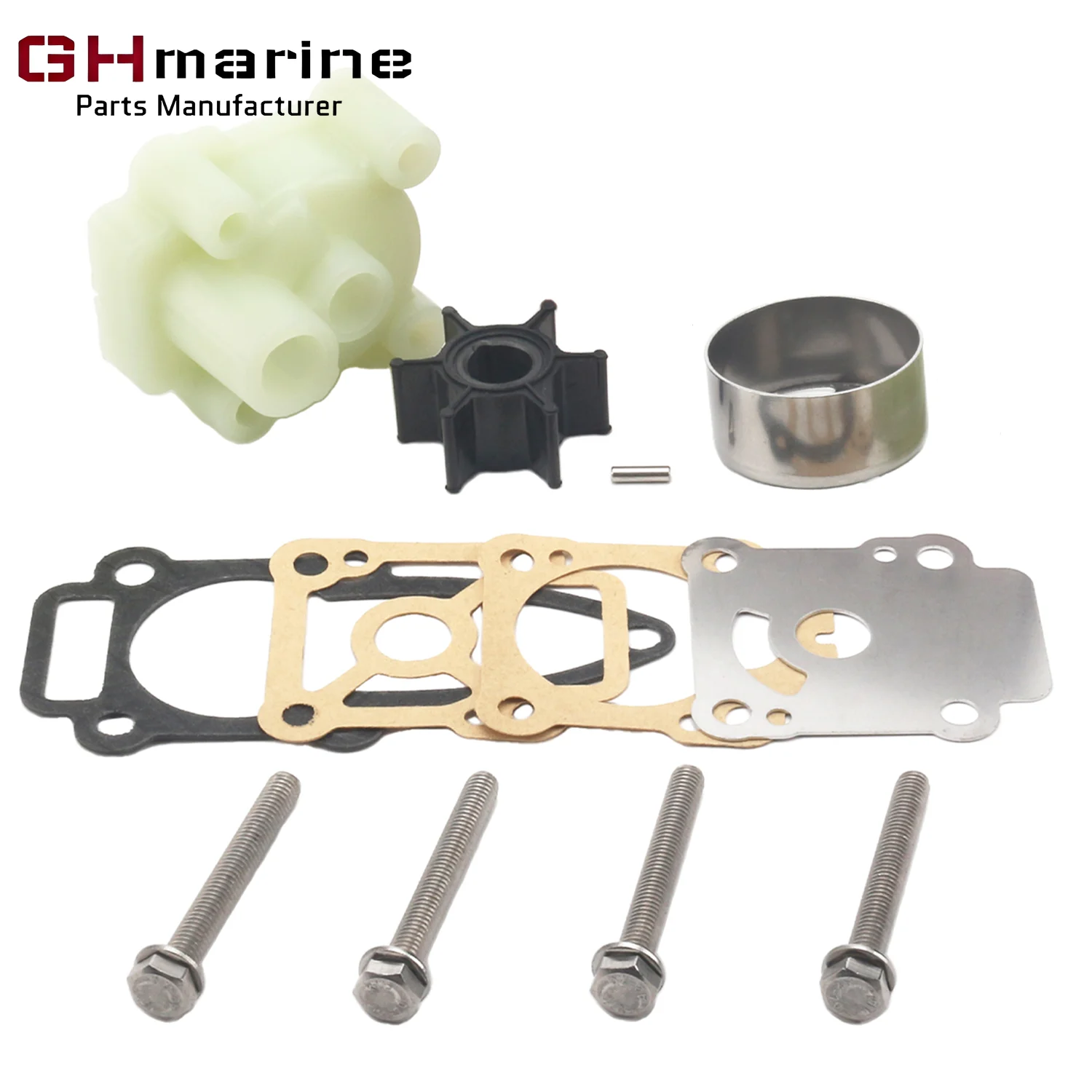 

47-803750A03 803748Q01 803748K01 Sea Water Pump Service Impeller Kit with housing for Mercury 8HP 9.9HP 10HP 4-Stroke Boat Motor
