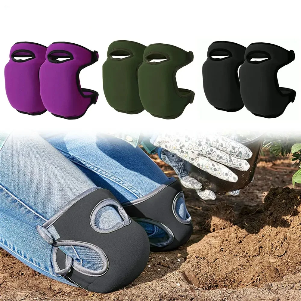 1Pair Gardening Knee Pads Anti Slip Knee Protectors Protective Cushion Soft Kneepad For Gardener Cleaning Work Scrubbing Floors