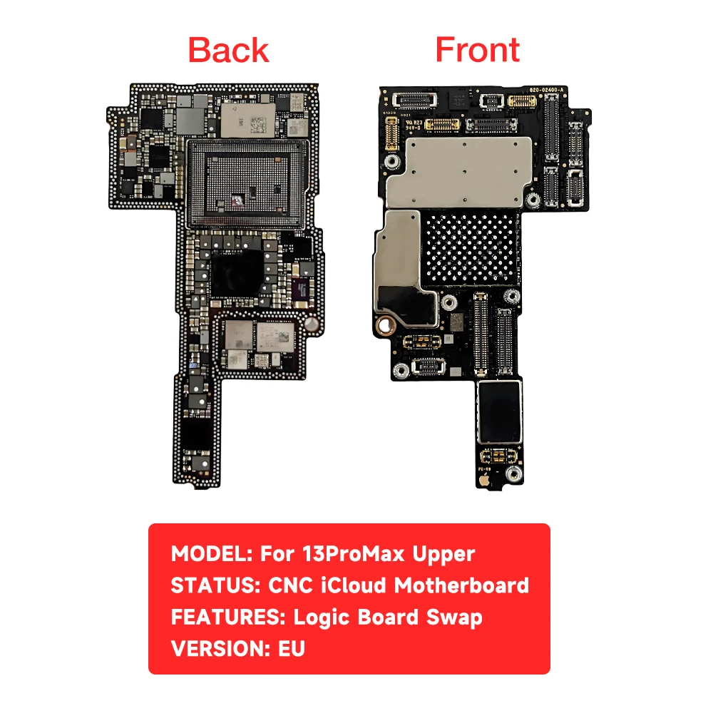 لوحة أم باستخدام الحاسب الآلي آيفون 13 13 برو ماكس اللوحة الأم باستخدام الحاسب الآلي iCloud اللوحة الرئيسية مبادلة إزالة النطاق الأساسي لوحة منطق وحدة المعالجة المركزية بدون Nand