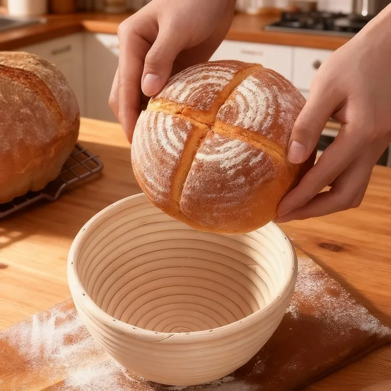 

Vine bread fermentation basket, handmade bread mold, household baking tool