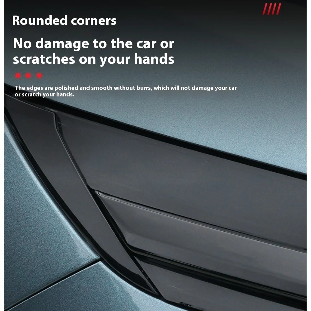 يصلح ل BYD Sealion 8 Tang L Dmi/P EV الوجه الأمامي اسوداد تقليم مصبغة شعار المضادة للخدش لاصقة تزيين تعديل #6