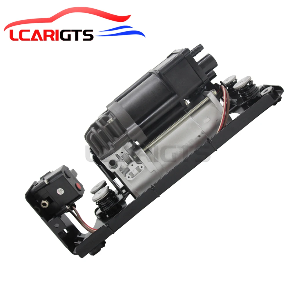 1 Set Air Supension Compressor Pump With Bracket & Solenoid Valve Block For BMW 5/7 Series F02 F11 37206864215 3720 6864 215