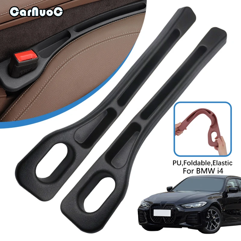 

2PCS/Set New Car Seat Crevice Filling Storage Leak-proof Sealing Strip For BMW i4 2021 2022 2023 Accessories