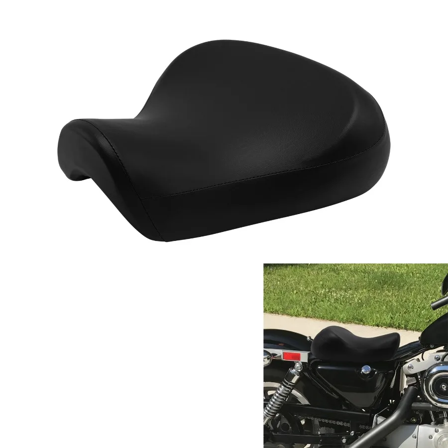 

Front Rider Driver Seat Fit For Harley Sportster XL 883 1200 48 1983-2003