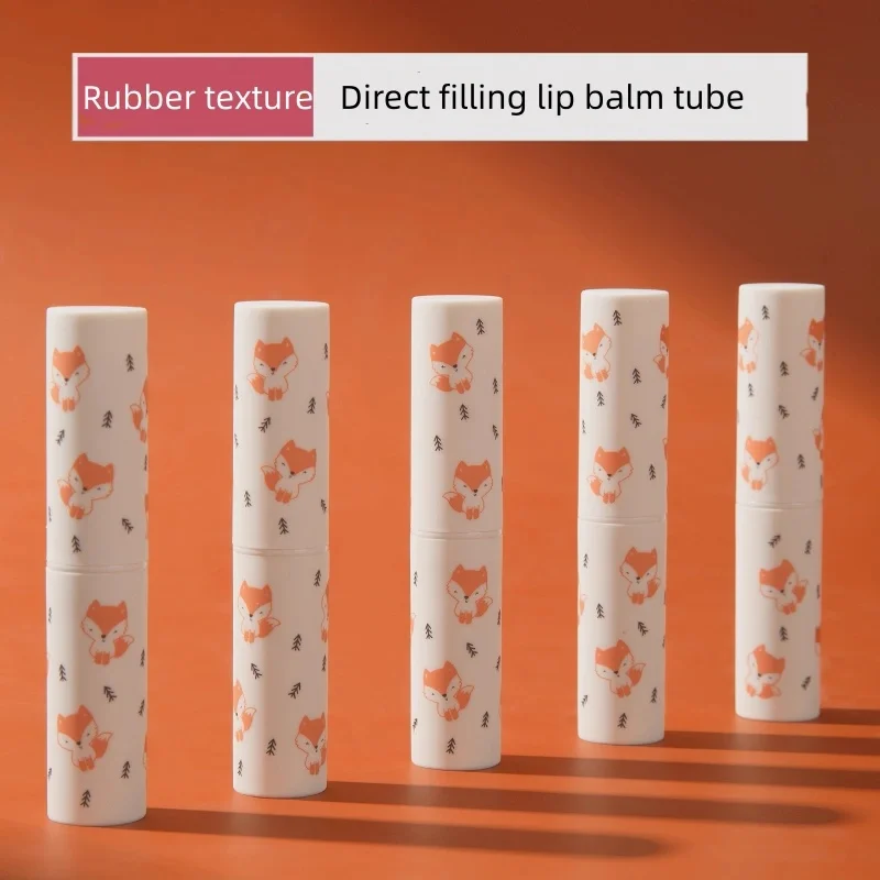 10/30/50pcs Empty Lipstick Tube With Paper Box Cartoon Pattern Lip Balm Tube For Children Direct Filling DIY Beauty Makeup Tool