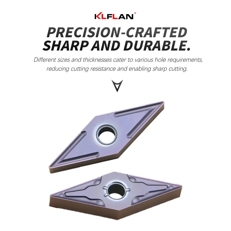 External Turning Lathe Insert For Machining Stainless Steel And Steel VNMG160404-MA VNMG160408-MA VNMG160404-MS VNMG160408-MS