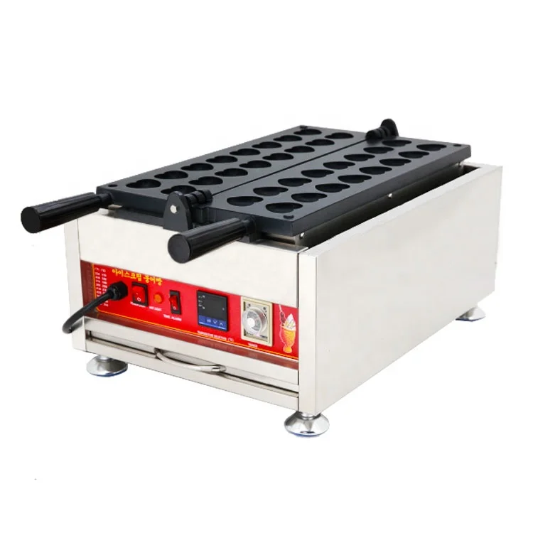 

Industrial Waffle Iron Heart Shape Bubble Egg Wafflle Maker for Sale