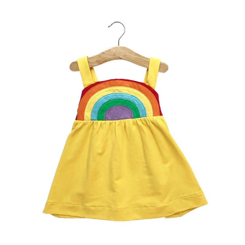 Summer Girl Dress Cotton Kids Fashion Clothes New Style Straped Dresses