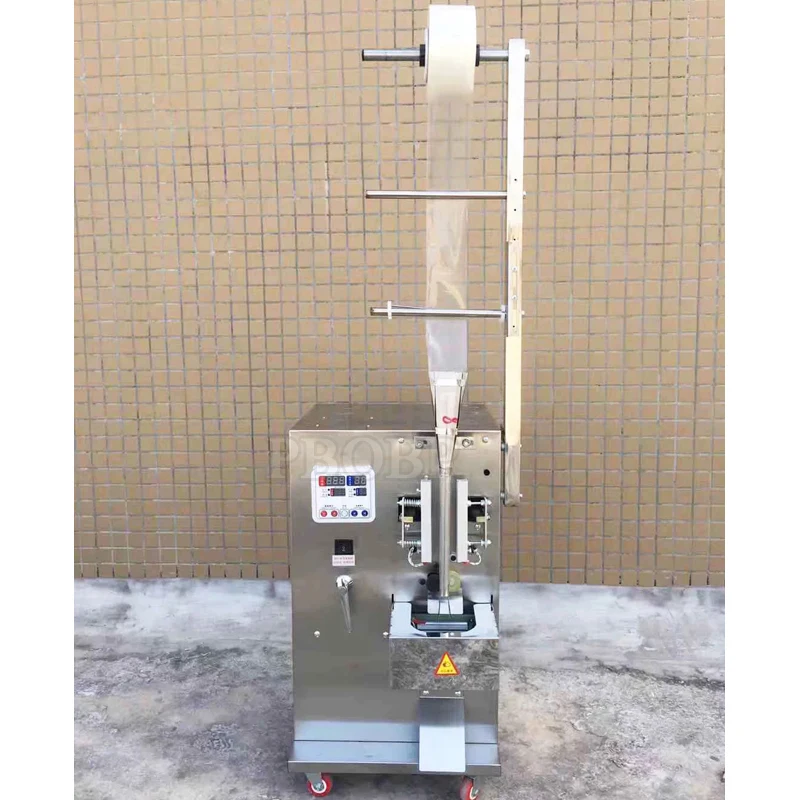 Máquina automática de llenado y sellado de sobres para salsa de soja, vinagre, agua, condimentos líquidos, aceite y sopa, incluye tarifas.