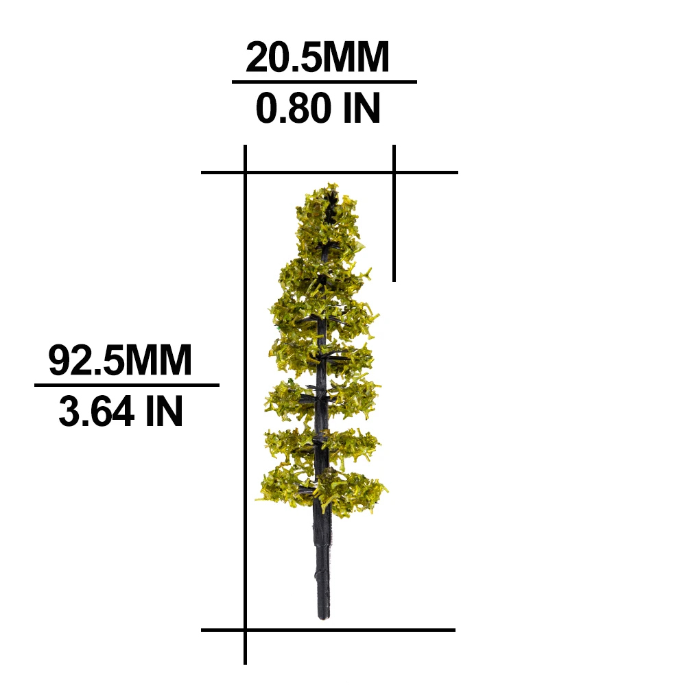 10pcs 높이 8.5cm-9cm 소형 나무 모델 플라스틱 공장 DIY 철도 기차 레이아웃 디오라마 용 건축 건물 풍경