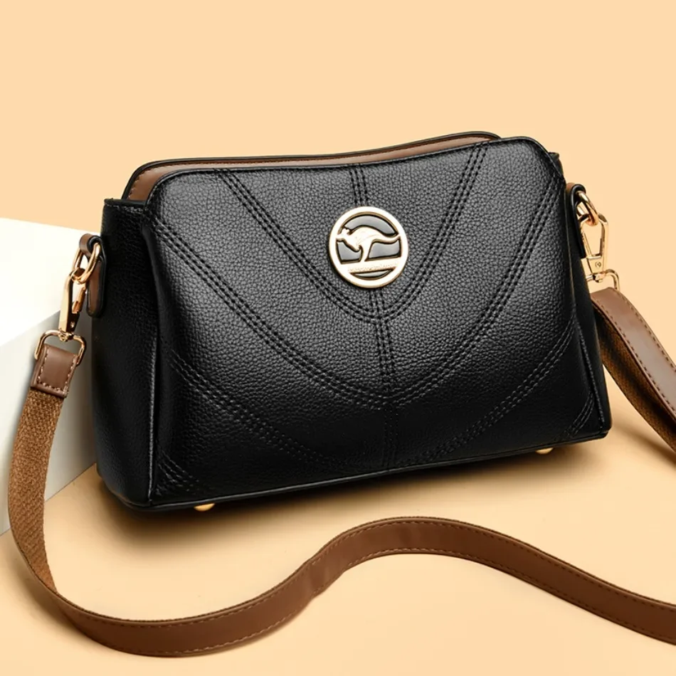 Fashion High Quality Soft Leather Shoulder Crossbody Bags for Women 2024 Luxury Handbags Women Bags Designer Messenger Bag Sac