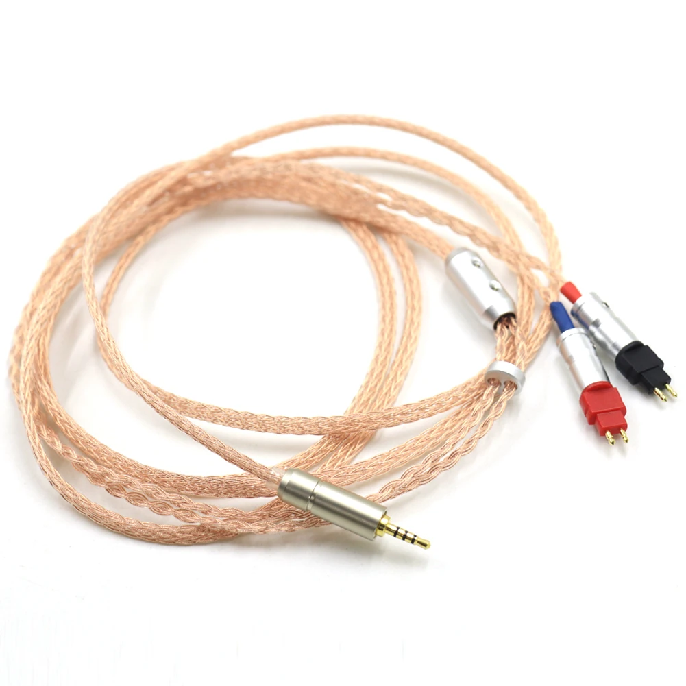 

HIFI 16Cores UPOCC Single Crystal Pure Copper Headphone Upgrade Replace Cable for HD580 HD600 HD650 HDxxx HD660S HD58x