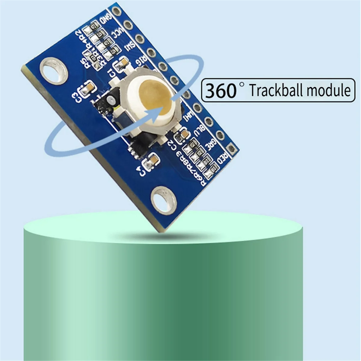 BlackBerry Hall Effect Trackball Sensor, Mouse Trackball, Trackball 360 °, Módulo multifunções