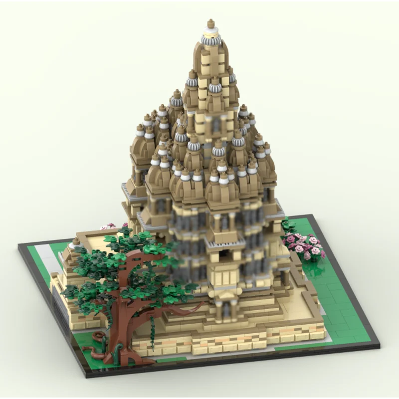 Mittelalterliche Burg MOC Bausteine Die Große Göttliche Residenz Technologie Modulare Blöcke Geschenke Weihnachtsspielzeug DIY-Sets Montage