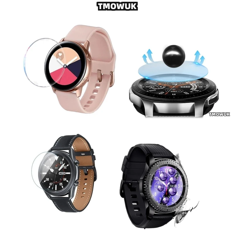 

For Samsung Gear Sport Gear 2 3 4 zero 9H Hardness Tempered Glass Anti - Scratch HD Screen Guard Smart Watch Film