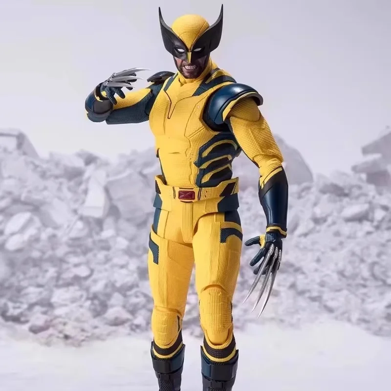 SHF 15cm Universe Deadpool And Wolverine Action Figures Model Desktop Decoration Trendy Toy Collectible Boy Holiday Gifts