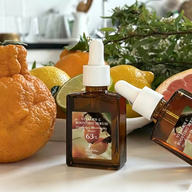 Essência de Vitamina C Dr.Althea com Sea Buckthorn, Ilumina o Tom da Pele, Melhora a Opacidade, Refresca, Hidrata e Não Deixa Resíduos Pegajosos