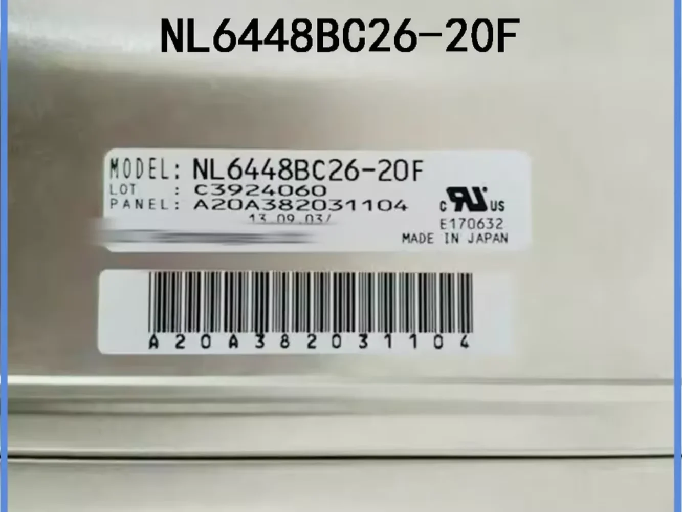 Painel de exibição de tela LCD original NL6448BC26-20F de 8,4 polegadas