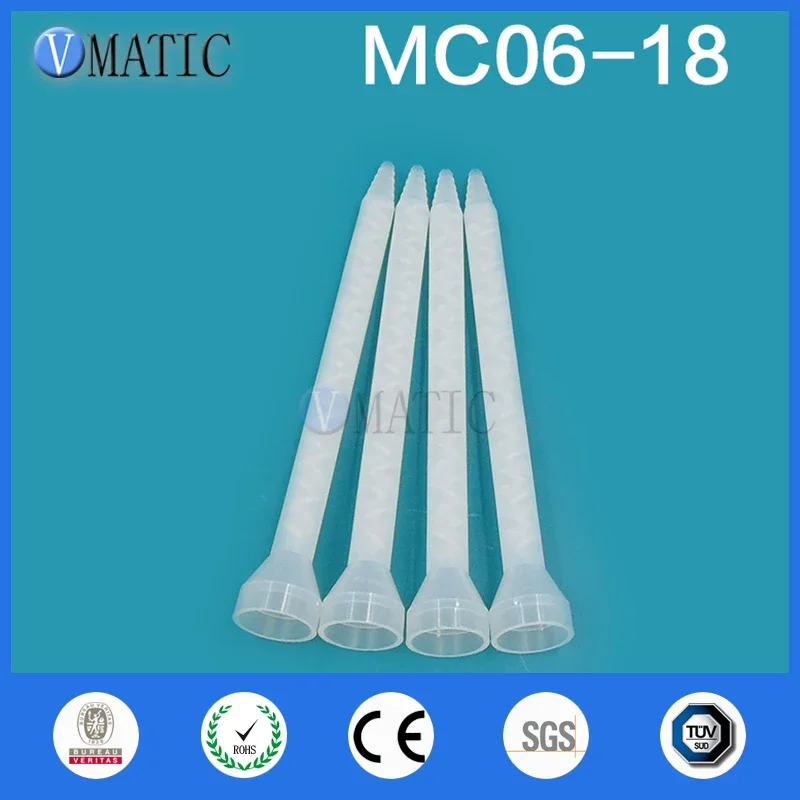 Free Shipping High Quality Plastic Industry Resin Static Mixer MC06-18 Mixing Nozzles