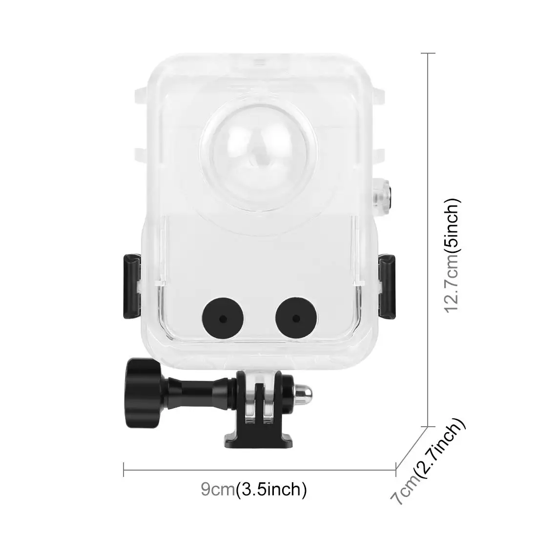 PULUZ 40m Unterwasserkamera-Tauchgehäuse für DJI Osmo 360 / 360 II, Osmo-360 Action-Kamera Wasserdichtes Gehäuse – Detail 4