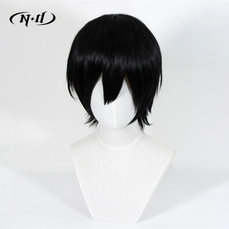 ND Hirofumi Yoshida Parrucche Cosplay Parrucchino Motosega Uomo Anime Cosplay Parrucche per capelli Sintetico resistente al calore per Comic Con Coser