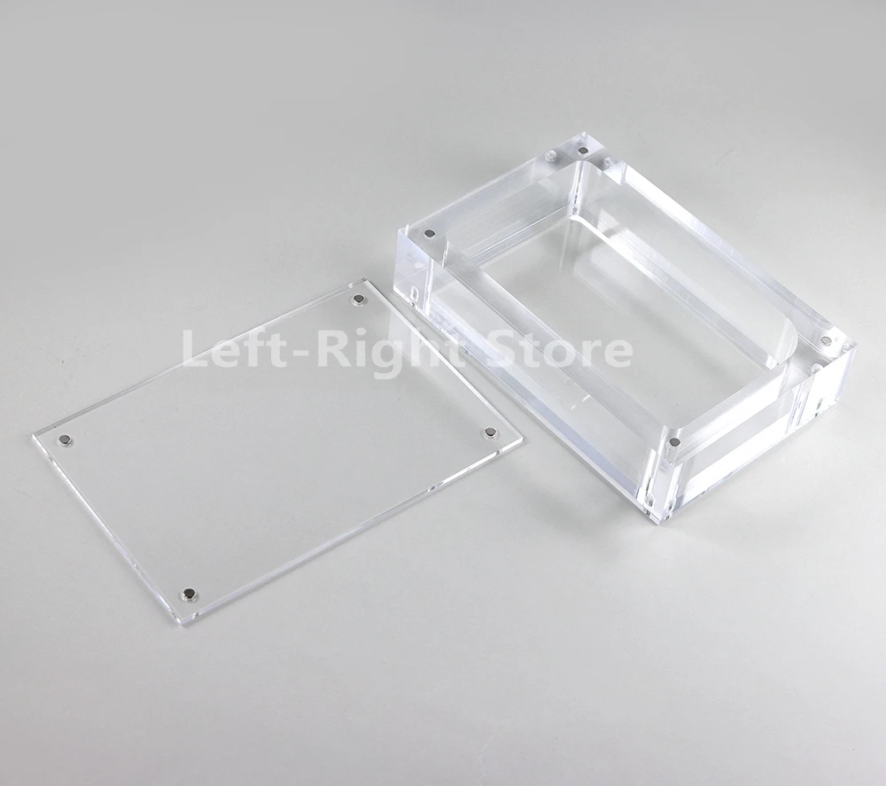 Transparente Acrílico Game Boy Console Cover, Card Slot Box, Display Stand Acessórios, Shell para GB, 1Pc