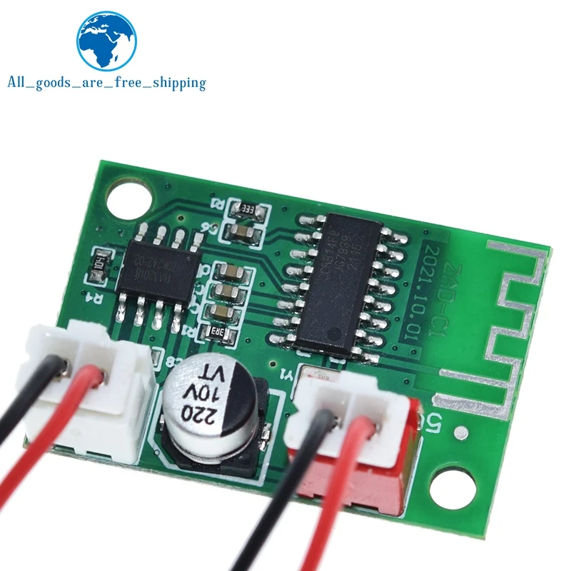 TZT 5V Bluetooth Amplifier Module 5W Mono Class D Wireless Lossless Music Player Digital Power Amplifier Finished Board