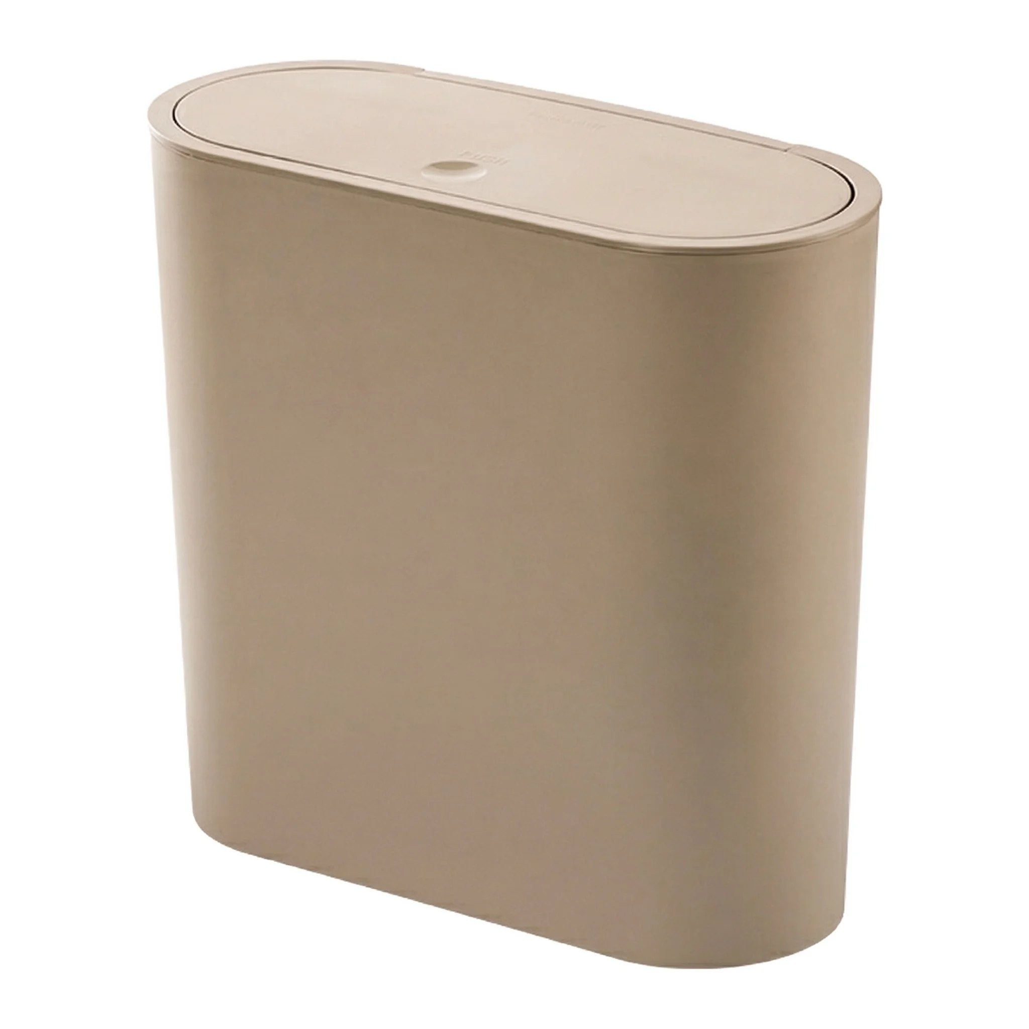 

10.8 Liter Small Garbage Can, Press Top Bin, Plastic Wastebasket with Pop-Up Lid for Bedroom, Living Room, Office